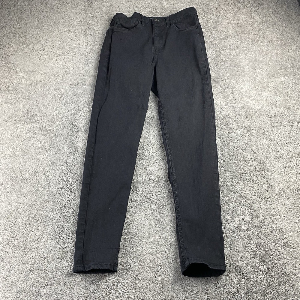 Topshop Jamie High Rise Skinny Jeans Womens 25x25 Black‎